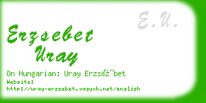 erzsebet uray business card